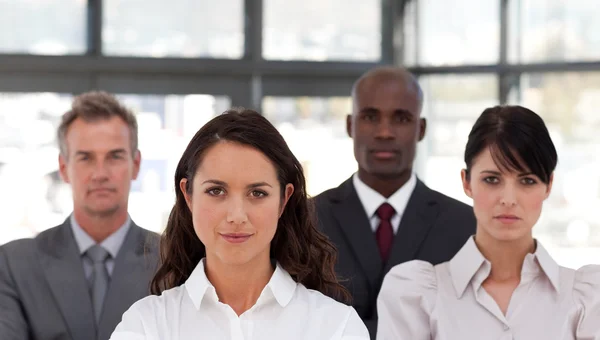 Multi-ethnic young business team — Stock Photo, Image