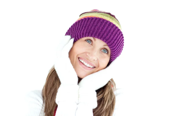 Cute woman smiling — Stock Photo, Image