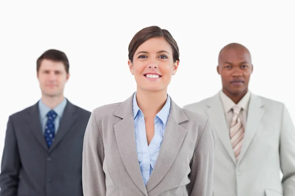 Businessteam standing together — Stock Photo, Image