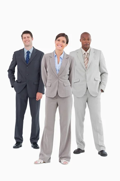 Tradesteam standing together — Stock Photo, Image