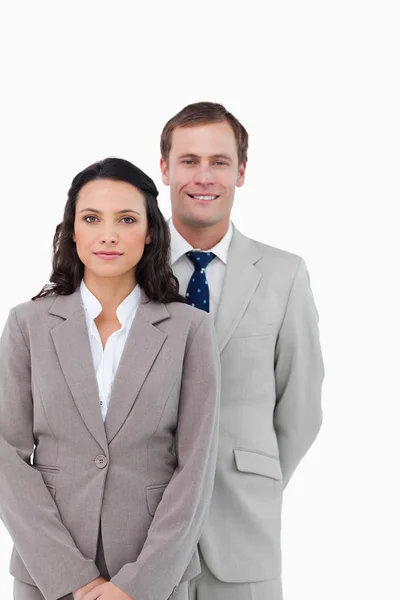 Businesspeople standing together — Stock Photo, Image