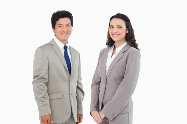 Young business partners standing together — Stock Photo, Image