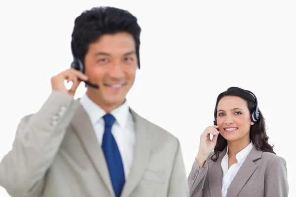 Young call center team — Stock Photo, Image