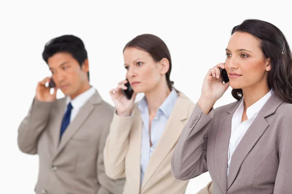Businesspeople on the phone — Stock Photo, Image