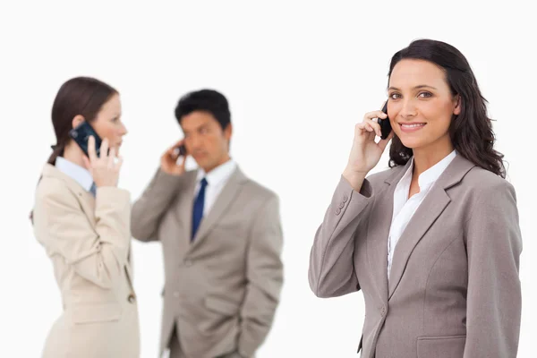 Salespeople on the phone — Stock Photo, Image