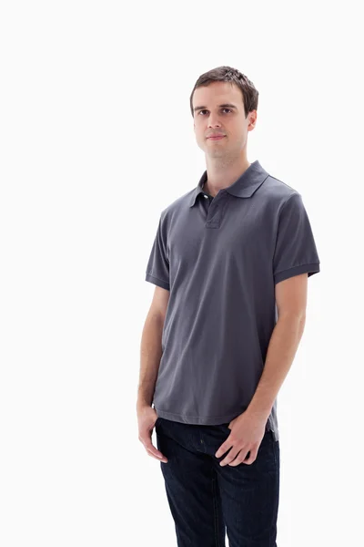 Close-up of a standing man — Stock Photo, Image