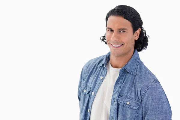 Close-up of a men smiling — Stock Photo, Image