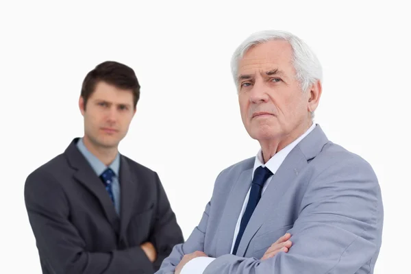 Close up of businessmen with arms folded — Stock Photo, Image