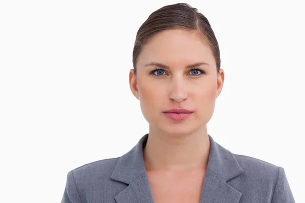 Nahaufnahme einer Handwerkerin — Stockfoto