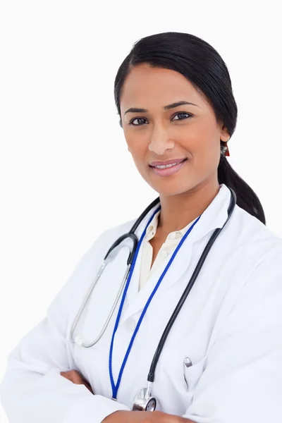 Bliska kobiece kobieta lekarz — Zdjęcie stockowe