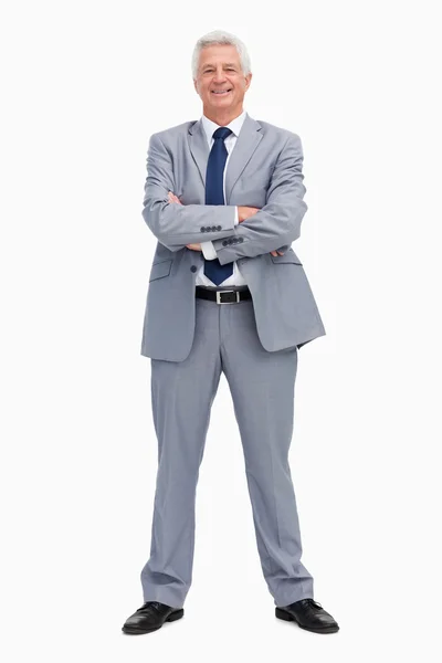 Retrato de un hombre de negocios sonriente — Foto de Stock