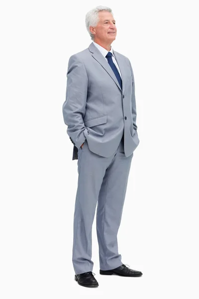 Smiling man in a suit — Stock Photo, Image