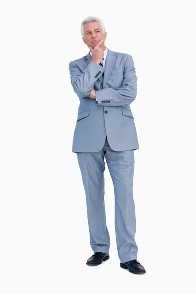 Businessman hesitating — Stock Photo, Image