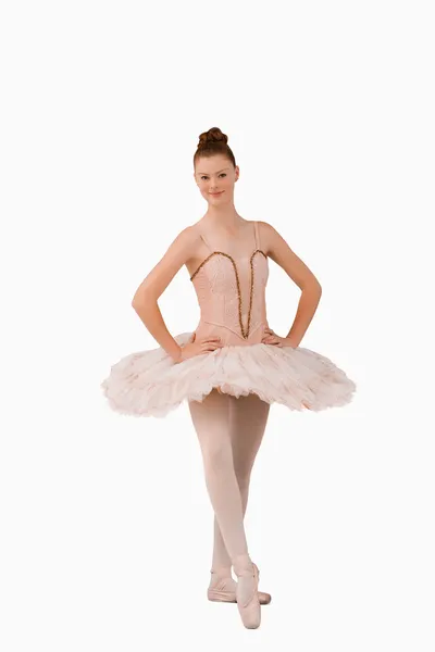 Posing ballerina — Stock Photo, Image