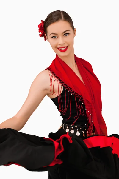 Smiling latin american dancer — Stock Photo, Image