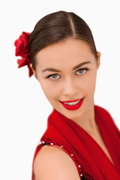 Close up of young woman — Stock Photo, Image