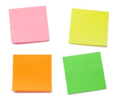 Color post-its clipart