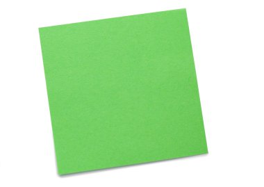 Green post-it clipart