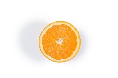 Half orange clipart