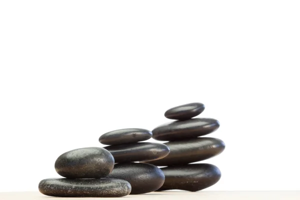 Differents piled up pebbles — Stock Photo, Image