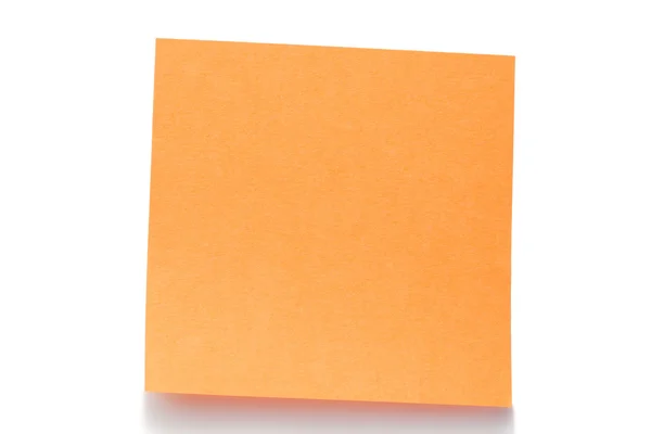 Оранжевый стикер — стоковое фото