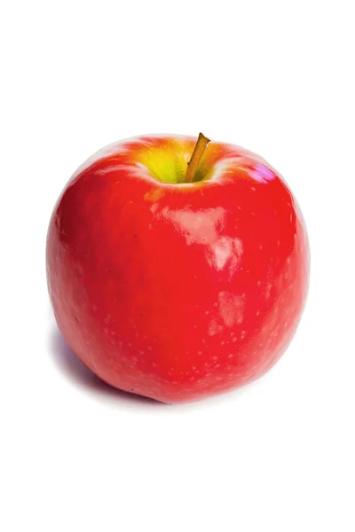 Κόκκινο μήλο χωρίς φύλλα του — Φωτογραφία Αρχείου