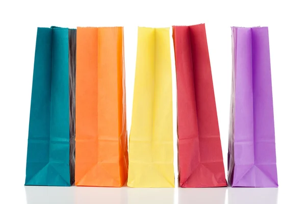 Bolsas de papel de color — Foto de Stock