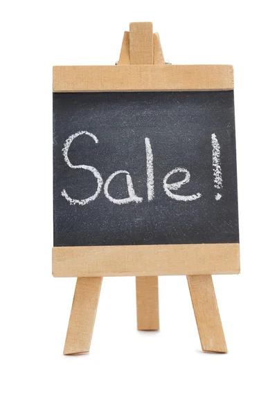 Chalkboard with the word sale written on it — Stock Photo, Image