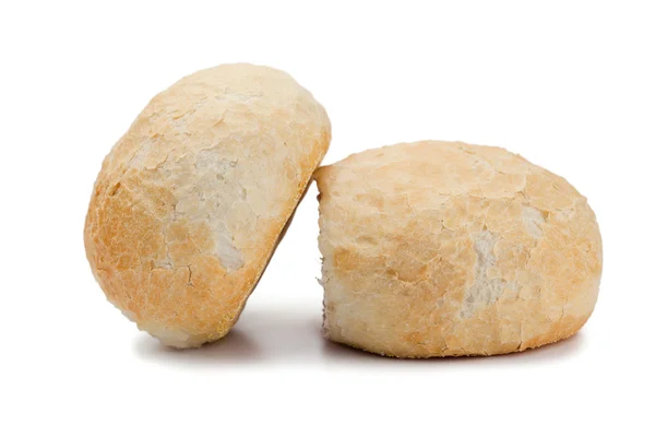 白い背景の上のパン — ストック写真
