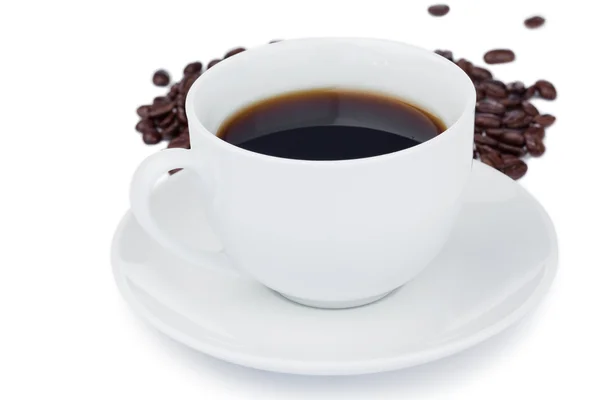 Горячая чашка кофе — стоковое фото
