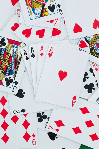 Jogando cartas fundo — Fotografia de Stock