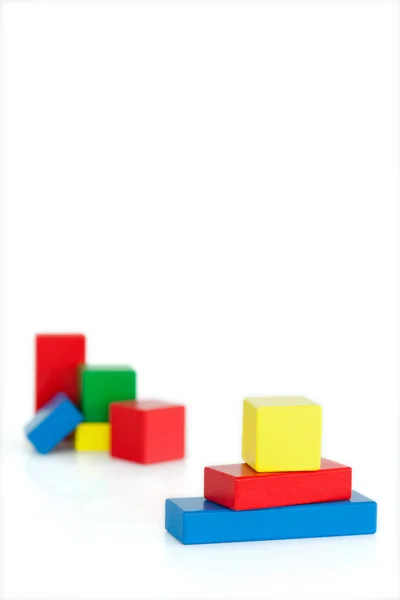 Children's wooden blocks — Φωτογραφία Αρχείου