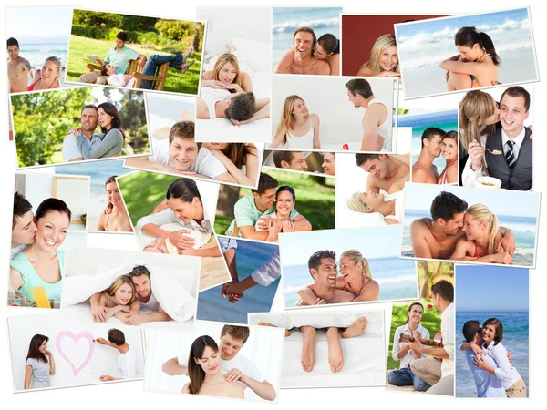 Cute couples spending good time together — Stock Photo, Image