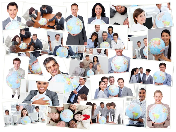 Collage of business — Stock Photo, Image