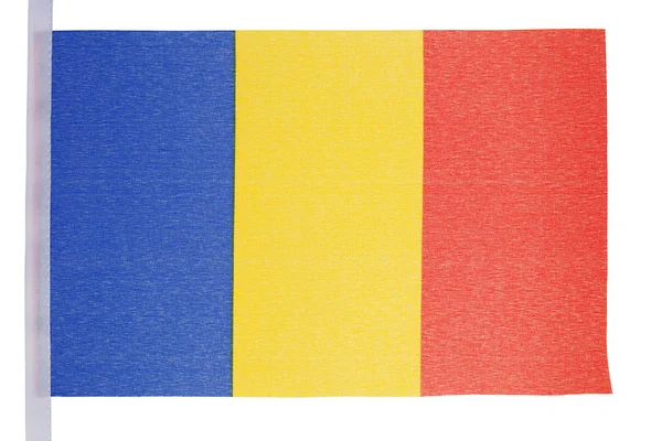 Rumänska flaggan — Stockfoto