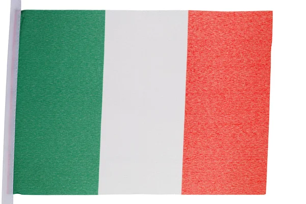 Italiensk flagg – stockfoto