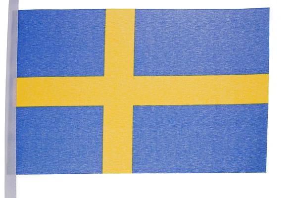 Schwedische Flagge — Stockfoto