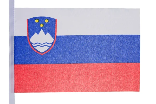 Словенська прапор — стокове фото
