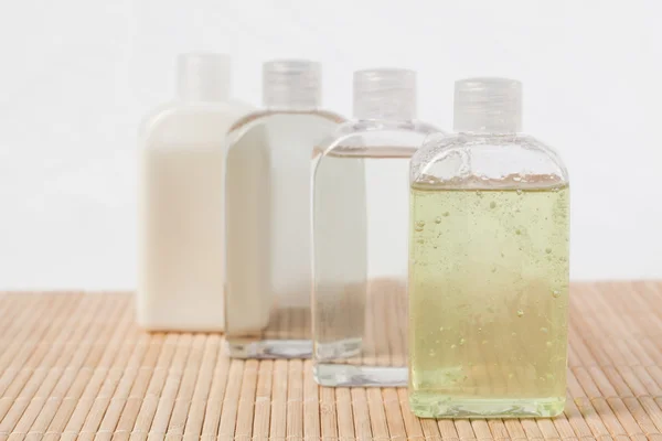 Massage oil bottles — Stock Photo, Image