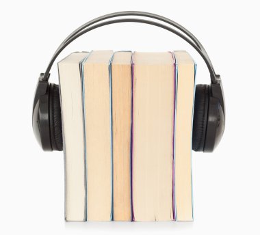 Interpretation a the audiobook concept clipart