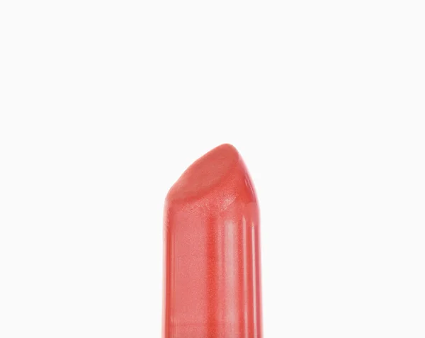 Close up van een bleke rode lippenstift — Stockfoto