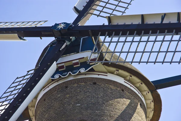 Větrný mlýn v Alkmaaru — Stock fotografie