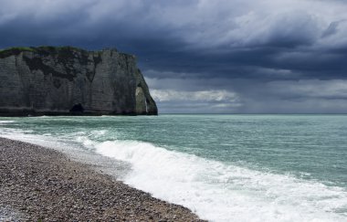 The northern coast of France clipart