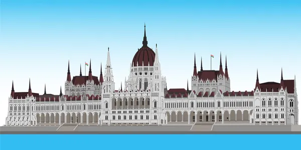 Ungerns parlamentsbyggnad — Stock vektor