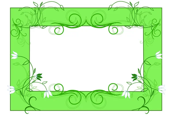 Spring decorative frame — Stock Vector