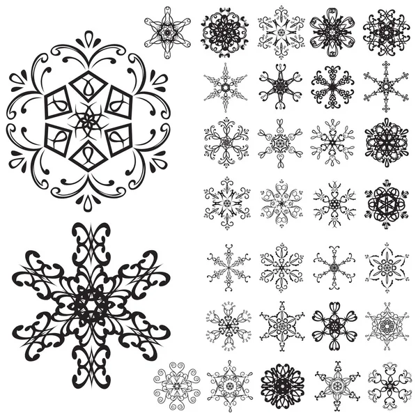 Сніжинки — стоковий вектор