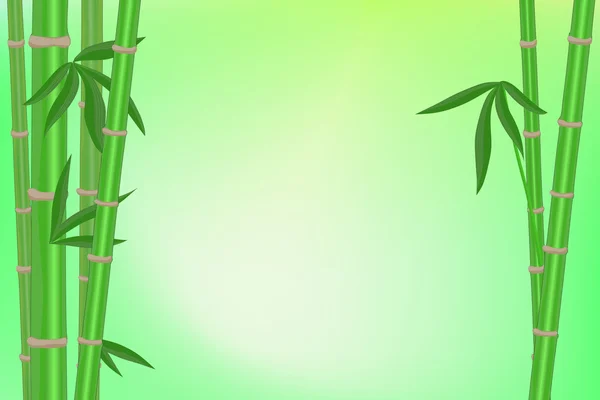 Bakgrund till bambu — Stock vektor