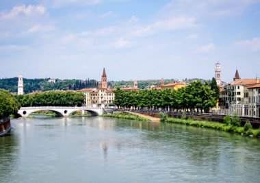 Cityscape Verona, İtalya