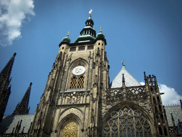 St. vitus Katedrali Prag Kalesi — Stok fotoğraf