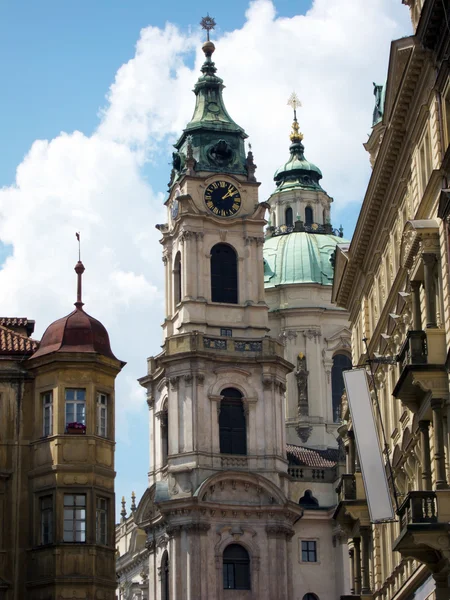 Prag, st. nicolas Kirche — Stockfoto